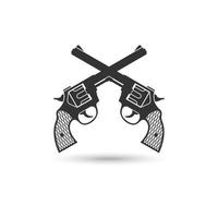 Gun icon. Gun vector design illustration. Gun icon simple sign.