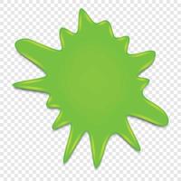 Slime splat isolated vector