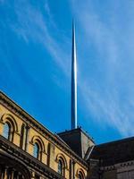 HDR St Anne Cathedral spire in Belfast photo