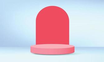 podium minimal mockup modern backgrounds stand display studio vector