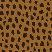 seamless pattern with cheetah skin vector