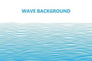 blue wave background vector