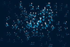 Dark BLUE vector pattern with symbol of cards and Colored illustration with hearts, spades, clubs, diamonds. Pattern for booklets, leaflets of vector pattern BLUE abstract design