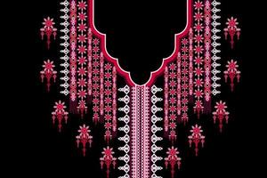 Native embroidery designs from Mexican geometric shapes. vector