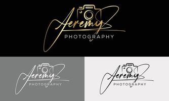 Camera photography logo icon vector template