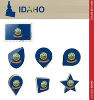 Idaho Flag Set, Flag Set vector