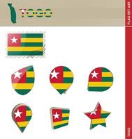 Togo Flag Set, Flag Set vector