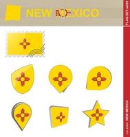 New Mexico Flag Set, Flag Set vector