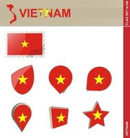 Vietnam Flag Set, Flag Set vector