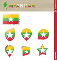 Myanmar Flag Set, Flag Set