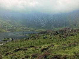 A view of the Wales countryside in Snowdonia near Lake Ogwen photo