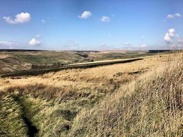 A view of Hebden Bridge in Yorkshire photo