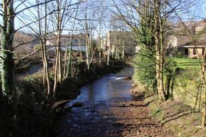 A view of the town of Holmfirth in south Yorkshire photo