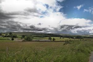 A view of the Yorkshire Moors near Mallam Cove photo