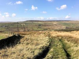 A view of Hebden Bridge in Yorkshire photo