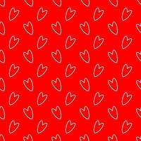 seamless pattern with hearts vector