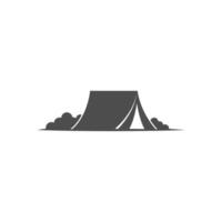 Camping icon logo design illustration template vector