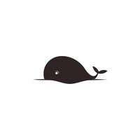 Whale icon logo design illustration template vector