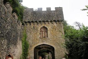 Abergele in Wales in the UK in May 2015. A view of Gwrych Castle photo