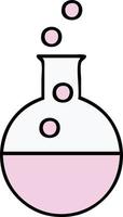 cute cartoon science experiment vector