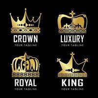 Luxury Gold Crown vector