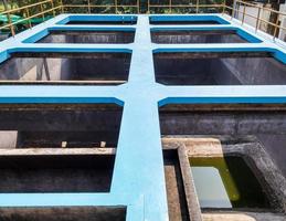 Empty of water filtration plant. photo