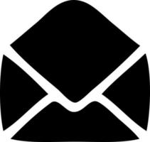flat symbol paper envelope vector