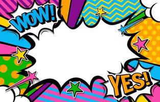 Pop Art Background vector