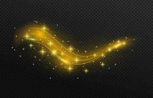 Magical Sparks Transparent Background vector