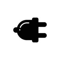 icono de enchufe icono de electricidad en vector, logotipo vector