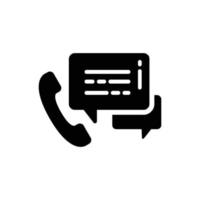 Caller icon in vector, Logotype vector