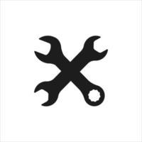 Tools icon isolated sign symbol in vector. Logotype vector