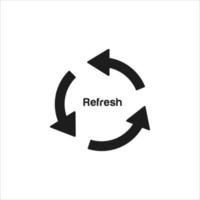 Refresh icon in vector. Logotype vector