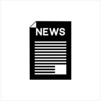 News newspaper icon in simple style isolated sign symbol in vector