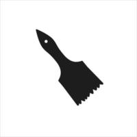 Paintbrush icon isolated sign symbol in vector. Logotype vector