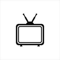 Classic Television Icon isolated sign symbol in vector. vector