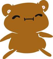 cartoon kawaii cute teddy bear vector