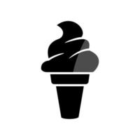 ilustración vectorial gráfico del icono de helado vector