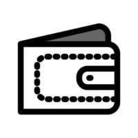 ilustración vectorial gráfico del icono de la billetera vector