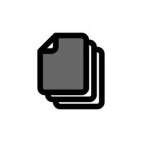 paper icon template vector