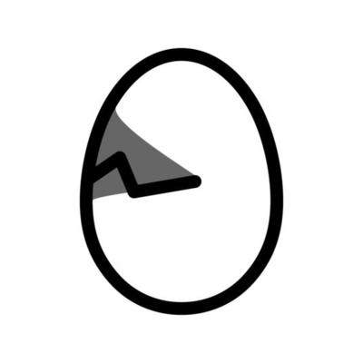 Illustration Vector graphic of egg icon