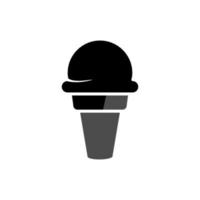 ilustración vectorial gráfico del icono de helado vector