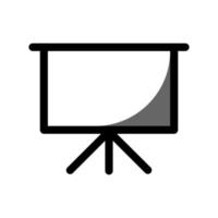 ilustración vectorial gráfico del icono del tablero de presentación vector