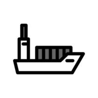 ilustración vectorial gráfico del icono de la nave vector