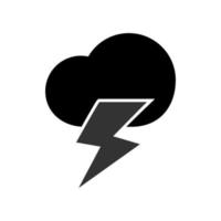 ilustración vectorial gráfico del icono de tormenta vector