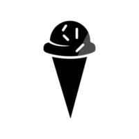 ilustración vectorial gráfico del icono de helado vector