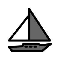 Illustration Vector Graphic of Yacht Icon