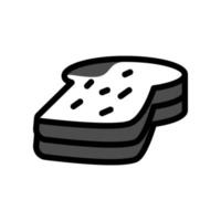 Illustration Vector Graphic of Bread Icon