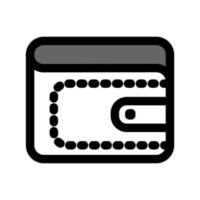 ilustración vectorial gráfico del icono de la billetera vector