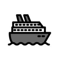 ilustración vectorial gráfico del icono de la nave vector